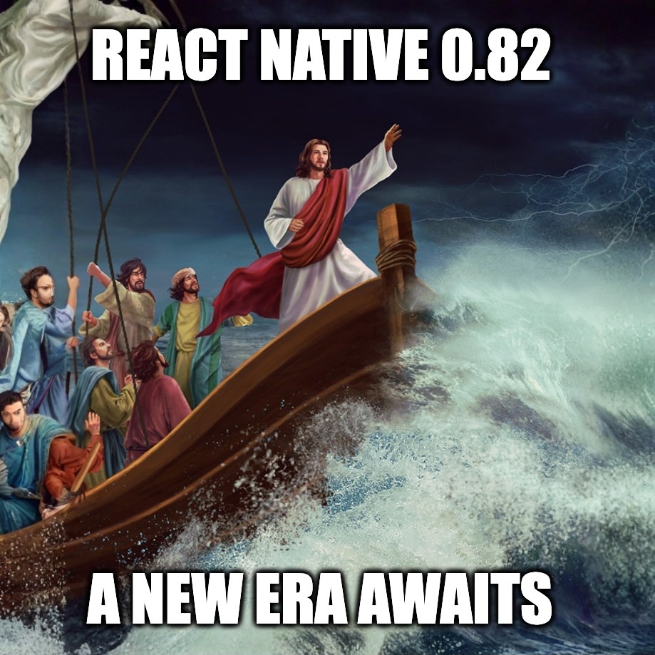 Jesus React Native meme
