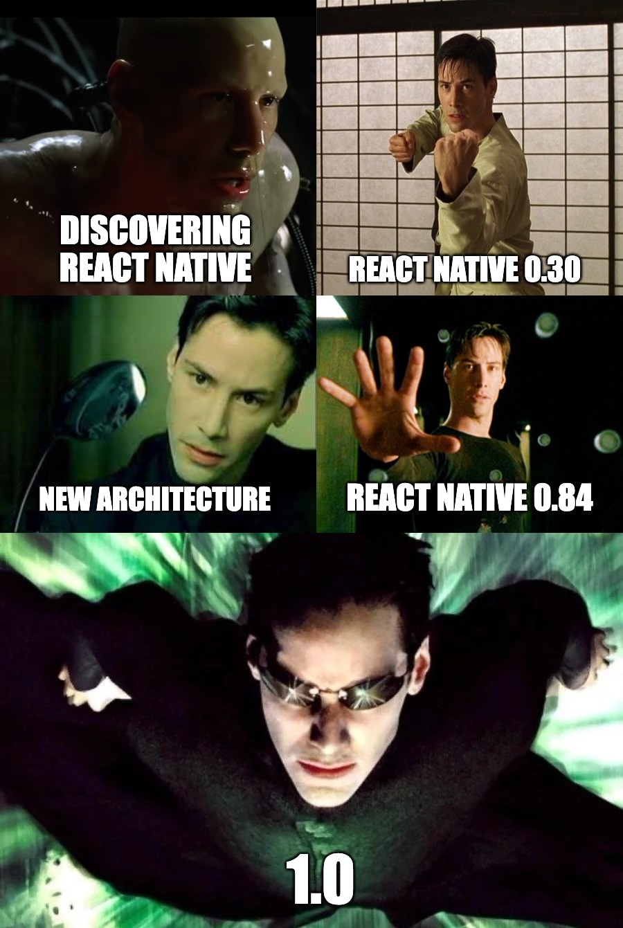 Neo React Native meme