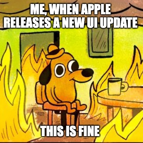 This is fine meme